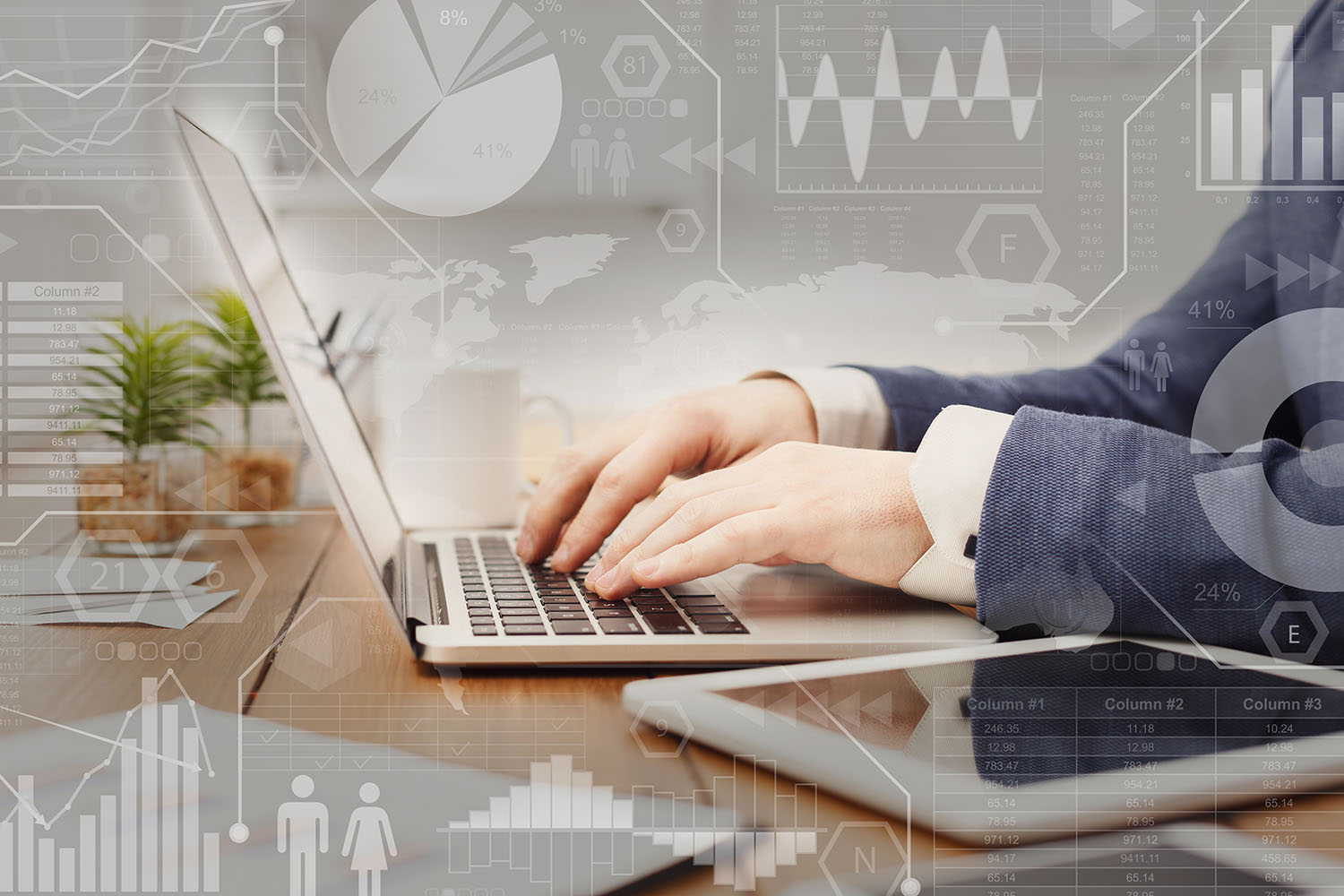 Digital marketing planning workspace