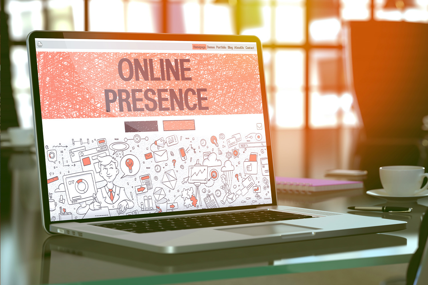 Social media presence